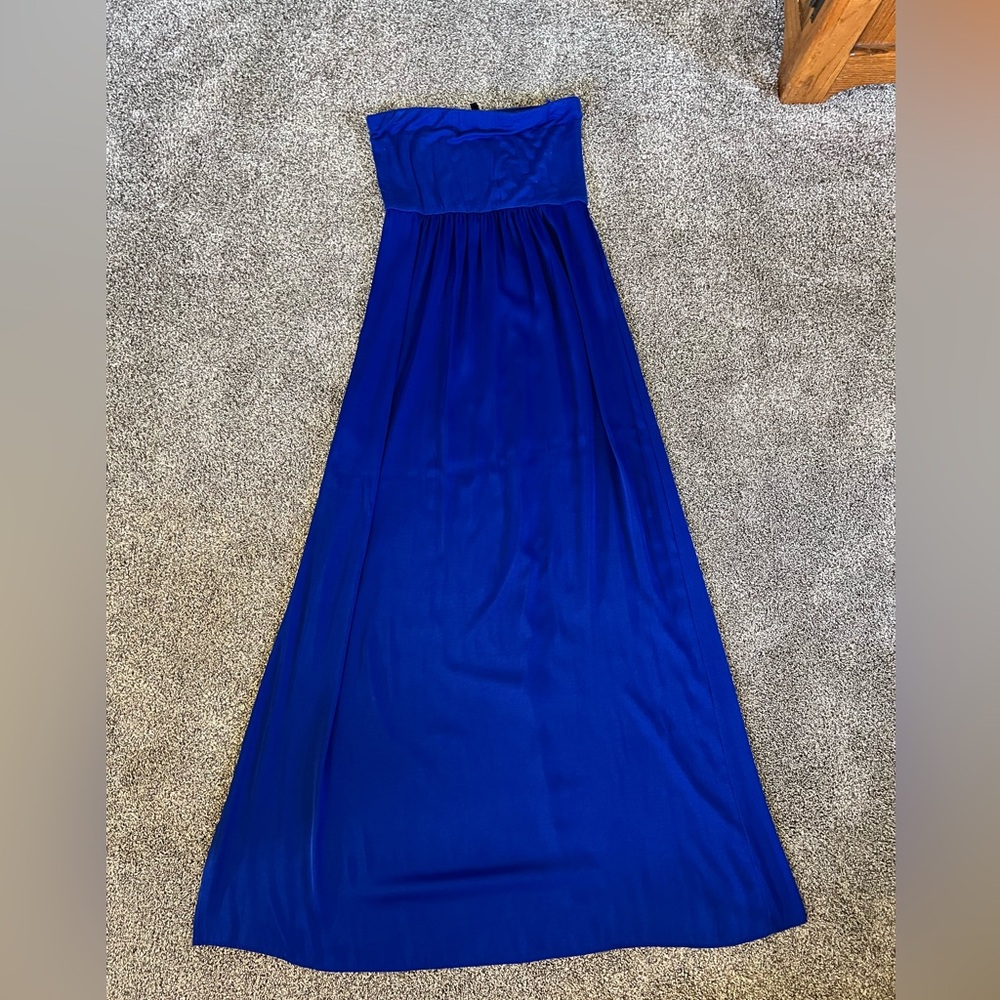 Beautiful royal blue BCBG MaxAzria maxi dress